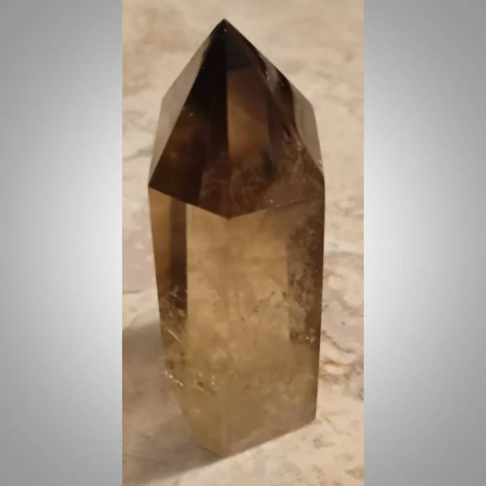 #3 natural CITRINE crystal point  HAPPINESS luck PROSPERITY Nov birthstone